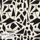 Die Ansicht zeigt einen weich fliessenden schwarz...