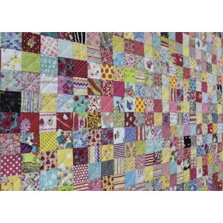 Postcard Projekt #3 Scrappy Squares