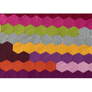 Postcard Projekt #11  1 1/2" Hex