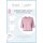 Das Bild zeigt das Papierschnittmuster für das Oversize Shirt Solea. Das abgebildete Modell mit einem rundem Halsausschnitt wurde in einem rosefarbenen Jersey genaeht. Links neben dem Foto sind Skizzen von zwei Schnittvarianten zu sehen.