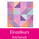 grafische Darstellung einer Patchworkdecke mit Dreieicken...