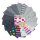 Das Bild zeigt das Charm Pack Graywork von Tula Pink fuer FreeSpirit.