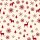 Das Bild zeigt den braunen Patchworkstoff Darla Pferdchen creme aus der Serie Scandinavian Christmas. Er zeigt kleine rote Darla Pferdchen und verschiedene rote Schneeflocken auf cremefarbenem Untergrund.