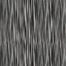 Das Bild zeigt den Baumwollstoff Streifen schwarz weiss.