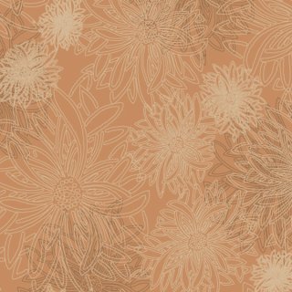 Stoffe Basic Baumwollstoffe Floral Elements mocha