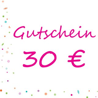 Gutschein über 30,- EUR