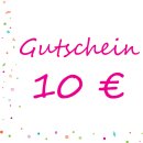 Gutschein über 10,- EUR