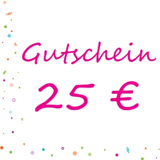 Gutschein über 25,- EUR