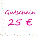 Gutschein über 25,- EUR