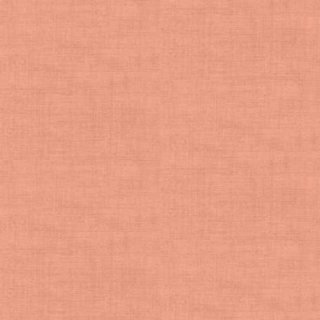Basic Baumollstoffe Linen Texture coral pink