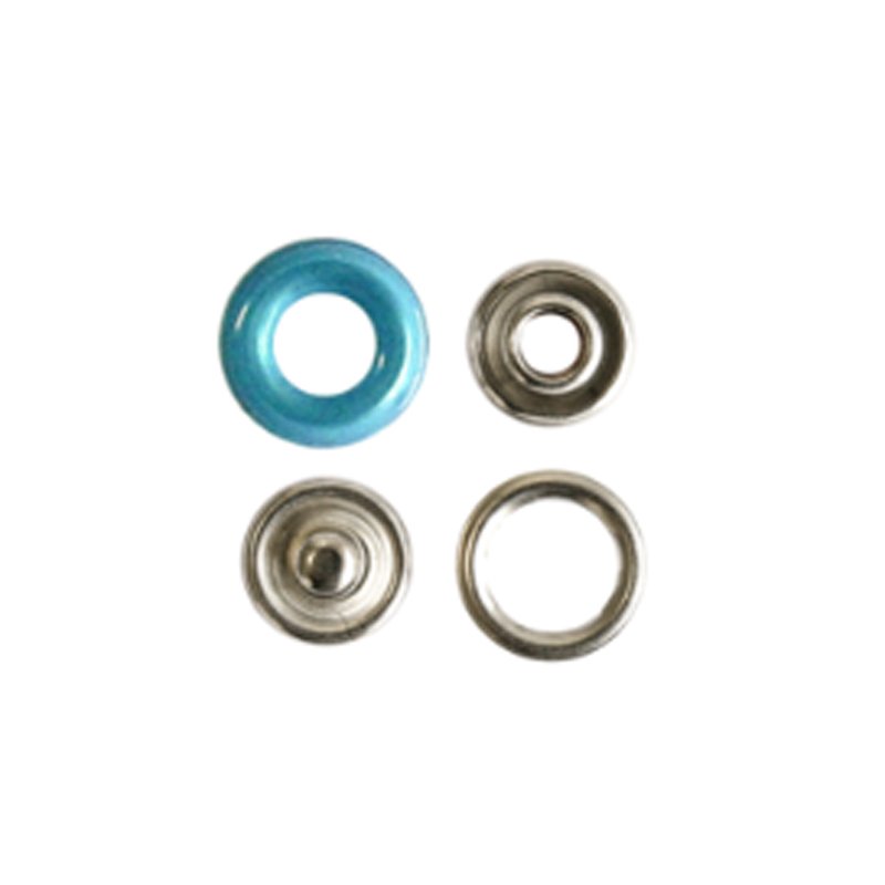 ANDANTE Chunk Druckknopf 20mm - Blauer Schmuckanhänger Für Armbänder & Accessoires