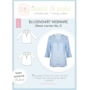 Papierschnittmuster für das Blusenshirt Webware