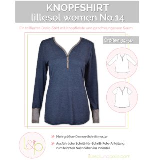 woman No.14 Knopfshirt